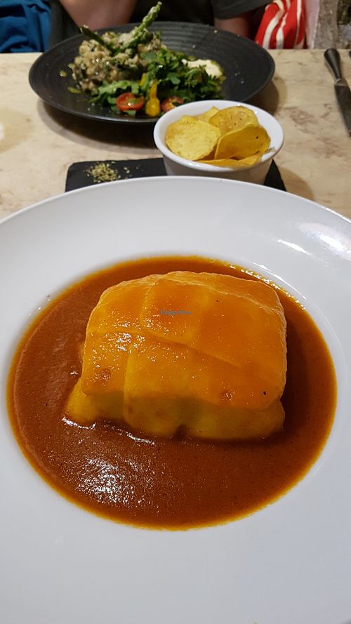Francesinha at 26 Vegan Food Project in Lisbon