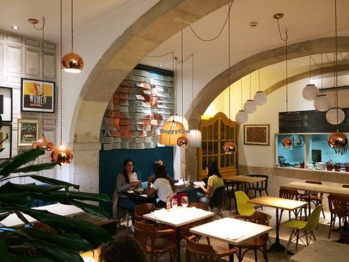 Interior at 26 Vegan Food Project in Lisbon