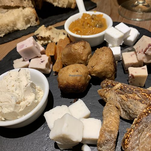 Cheese board. at 26 Vegan Food Project in Lisbon