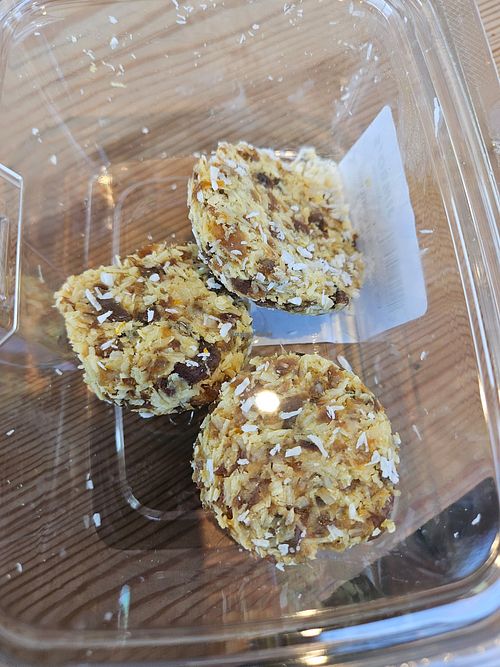 Coconut Apricot Confection veganApricoCoconut at Jimbo's Naturally in Carlsbad