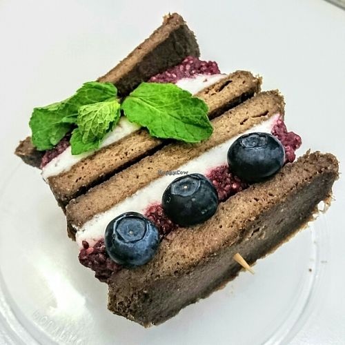 raw pancake  at Rawligion - Tottenham St in London