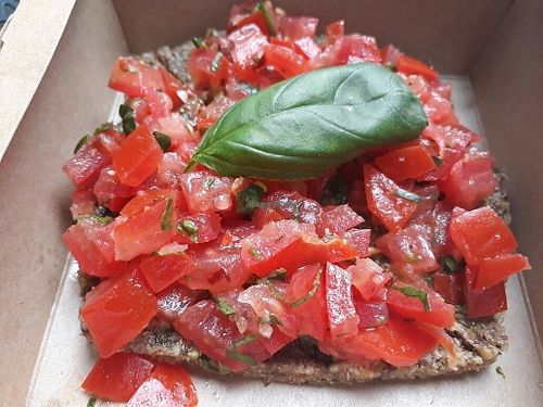 Raw brushcetta at Rawligion - Tottenham St in London