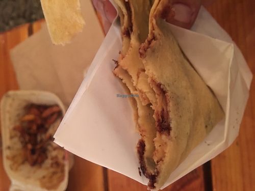 Chocolate pear crepe at Perierra Creperie -  Food Truck in Portland