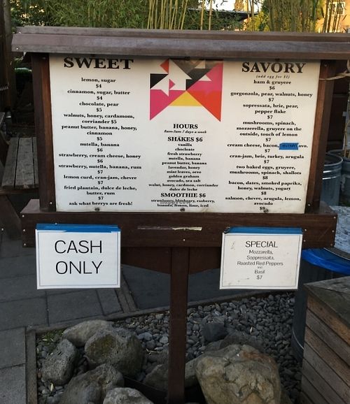 Truck front at Perierra Creperie -  Food Truck in Portland