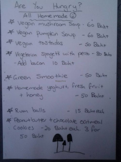 Great range of dishes and amazing prices :) at Pai Reggae House in Pai