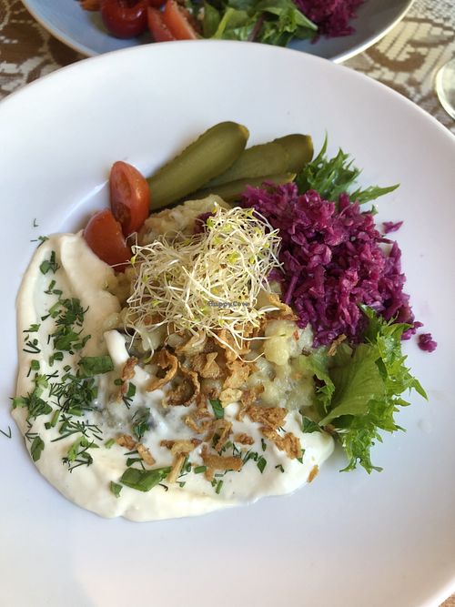 mashed potatoes  at Kohvik Kroon in Parnu