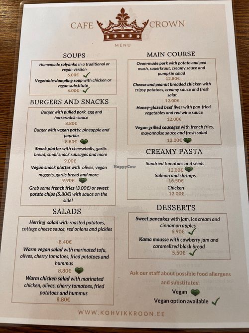  at Kohvik Kroon in Parnu