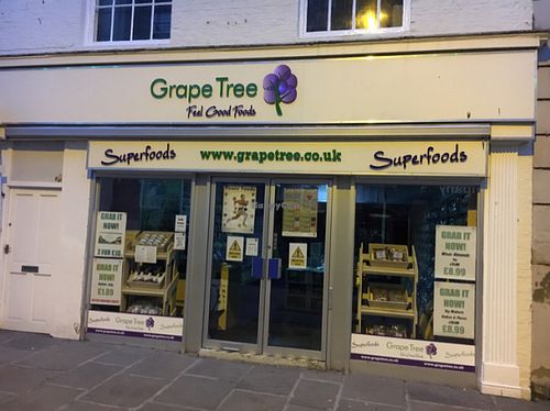 Outside at Grape Tree in Whitby