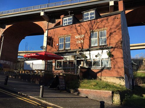 Outside at The Ship Inn in Newcastle Upon Tyne