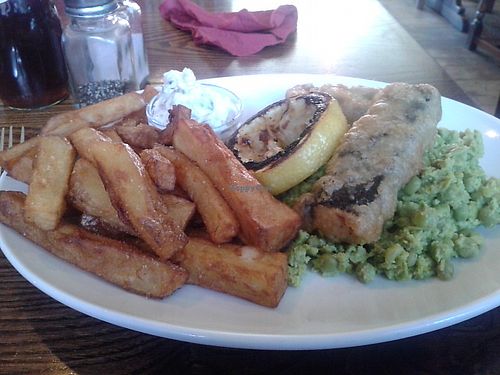 Fish and chips at The Ship Inn in Newcastle Upon Tyne