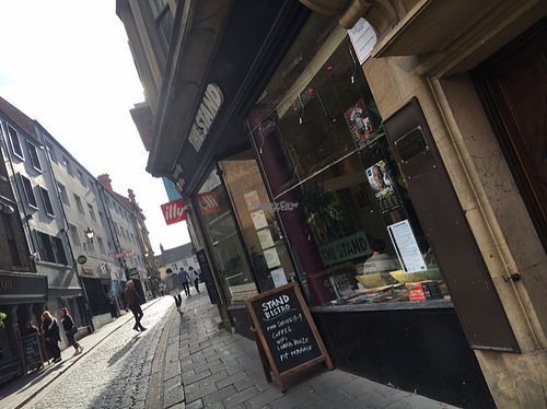 outside  at The Stand Comedy Club in Newcastle Upon Tyne