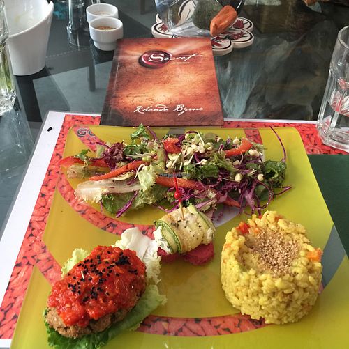 assiette du jour :) at Vegan Cafe in Casablanca
