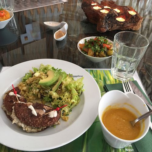 plat du jour at Vegan Cafe in Casablanca