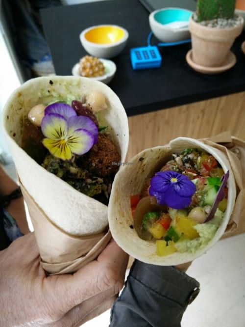 Delicious wrap at The Organic Boho - Gothersgade in Copenhagen