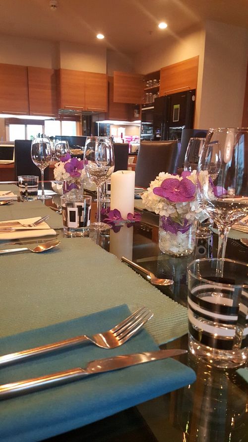 Setting at Vegan Supper Club Bangkok in Bangkok