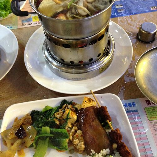 hot pot and others at Jing Xin Yuan - Pure Soul in Kunming