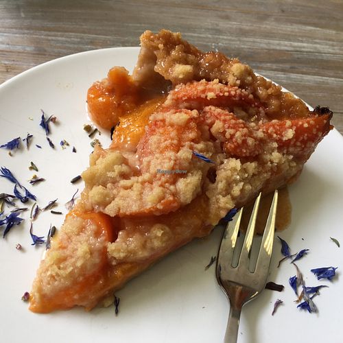 crumb cake delish at Rebella Bex Cafe in Munich