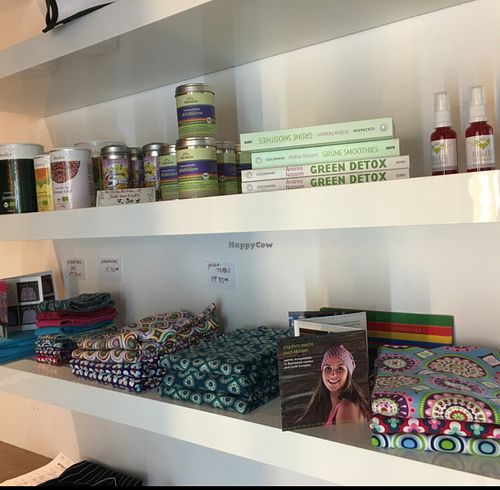 yoga stuff at Rebella Bex Cafe in Munich