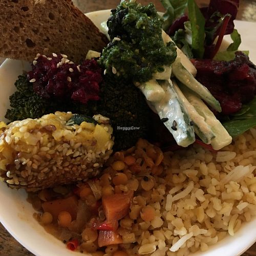 Buddha Bowl at Rebella Bex Cafe in Munich