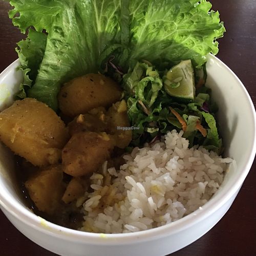 Veg Curry at Life House Organic Restaurant in La Fortuna