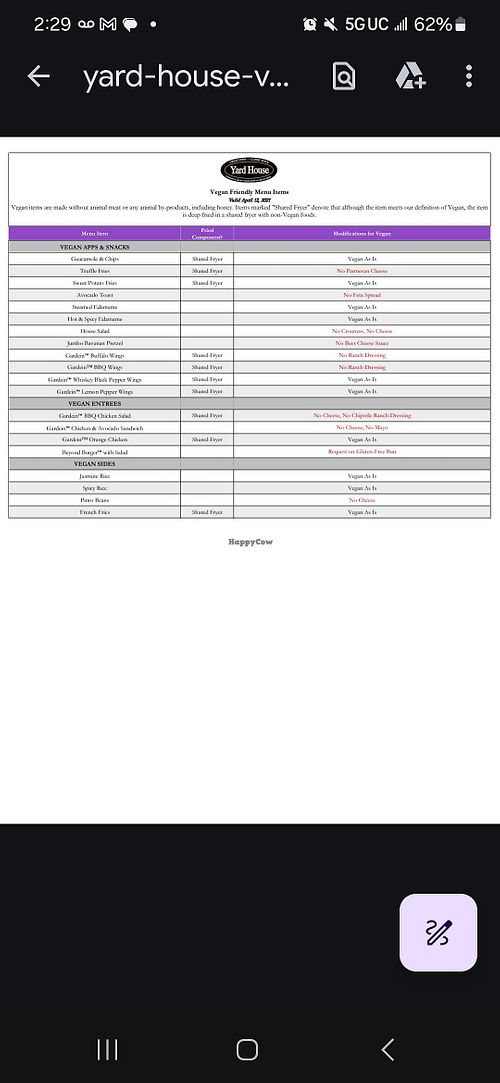  at Yard House in Moorestown