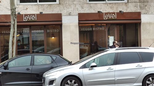 Exterior at Level Veggie Bistro in Madrid