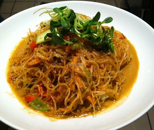 Raw vegan Pad Thai. at Eden Food Catering in Santa Clarita