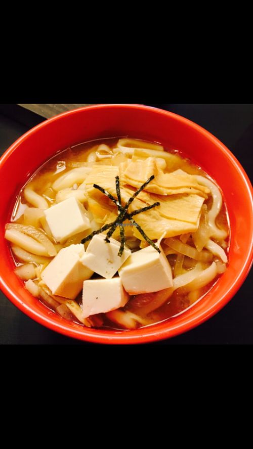 House Miso udon at Green Time in Auckland