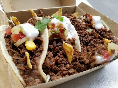 mini tacos at Green Time in Auckland