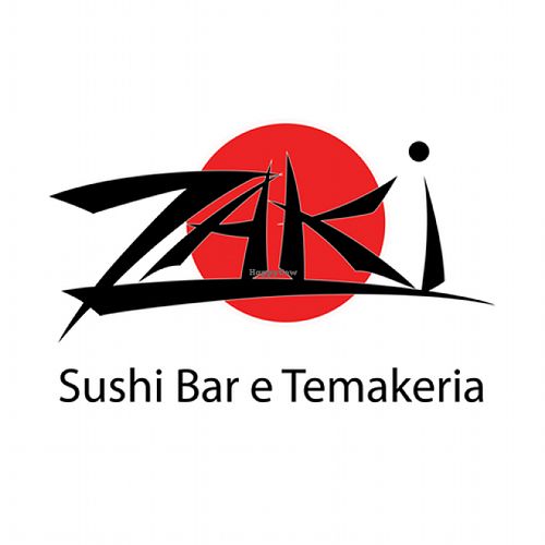 Zaki's logo. at Zaki Sushi in Brasilia