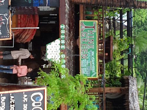 Front View Think Green at Think Green Vegan Cafe in Koh Rong
