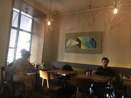 Inside  at Mo-Ja Cafe in Krakow