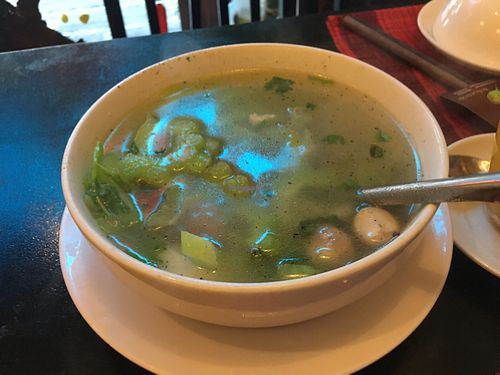 Bitter Melon Soup at Buddha Chay - District 1 in Ho Chi Minh City