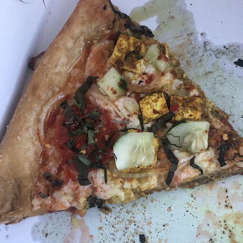 Vegan Thai dye pizza  at Mellow Mushroom in Foley