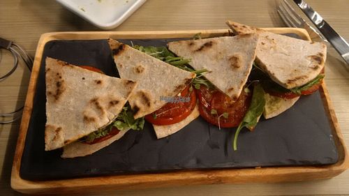 sandwich capresse at Vegan Inc - Miyana in Mexico City