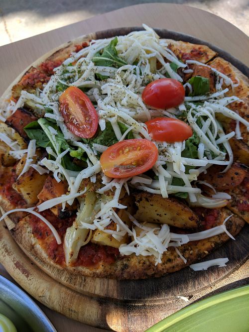 Market pizza  at Umm Kulthum in Haifa