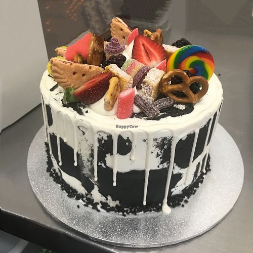 Vanilla sponge with strawberries and cream filling  at My Little Panda Kitchen in Marrickville