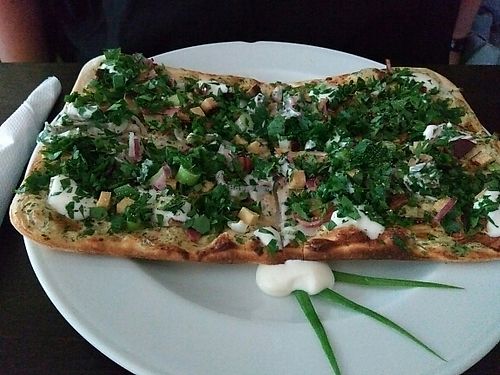 pizza bread at Bämeräng in Berlin
