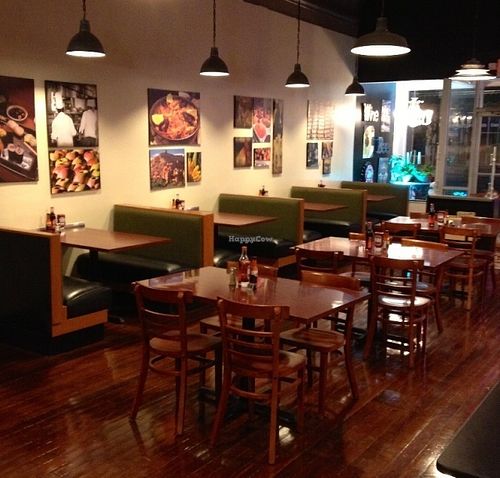 Most of our wall art is from world Farm Markets and Local foods that we love. at Guernsey Kitchen in Cambridge