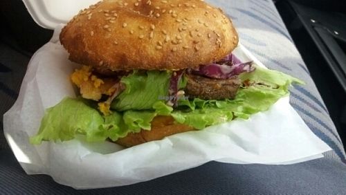burger at Vitality Kitchen in Tauranga