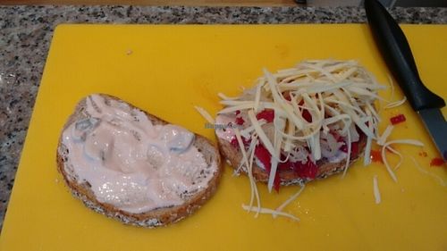 prep  at Kind Crusts in Glasgow