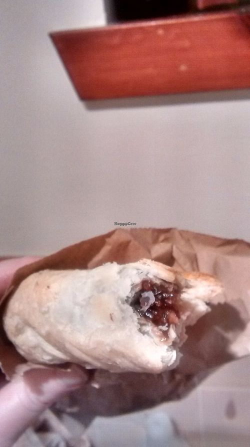 Sosage roll at Kind Crusts in Glasgow