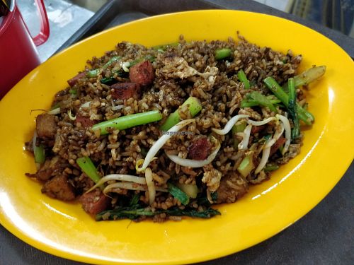 Fried nice at Shang De Vegetarian in Central Singapore