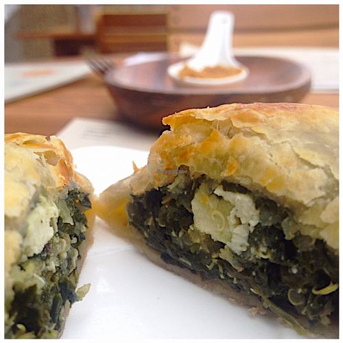 Empanada at RAW in Bogota