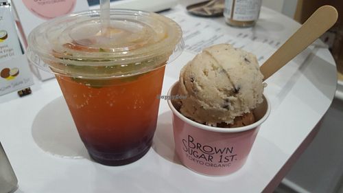 ice cream at Brown Sugar 1st - Pop-Up in Tokyo