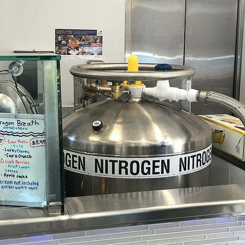 Instant ice cream at The Ice Cream Way in Huntington Beach