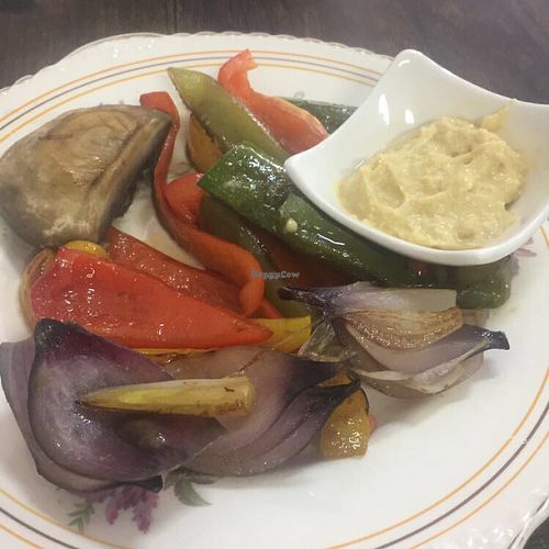 average grilled veggie stack  at The Whistling Cat in Mount Gambier