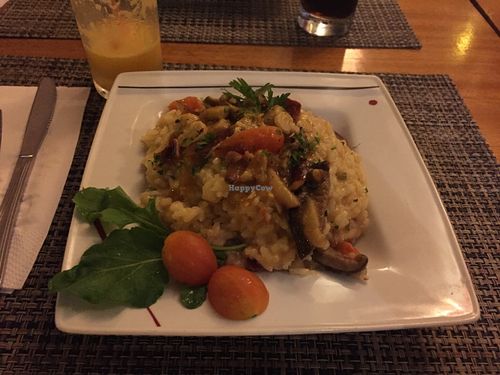 Vegan risotto. at Spaghetto in Ubatuba