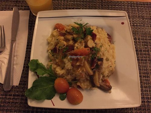 Vegan risotto. at Spaghetto in Ubatuba