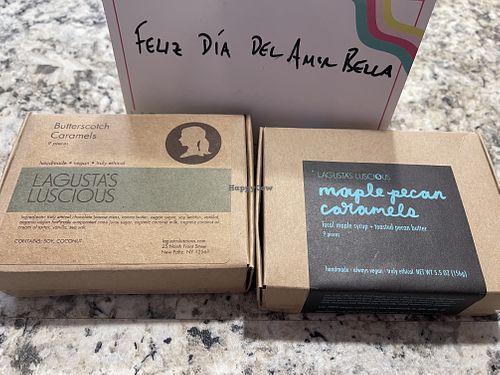 Valentine’s gift from moi to moi   at Lagusta's Luscious Cafe in New Paltz